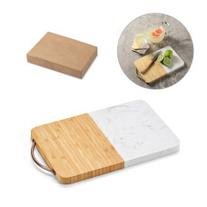 Tábua de Corte em Bambu e Mármore Personalizada Frete Grátis - Mínimo 10
