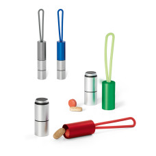 Chaveiro de Metal Porta Comprimido Personalizado Frete Grátis - Mínimo 100