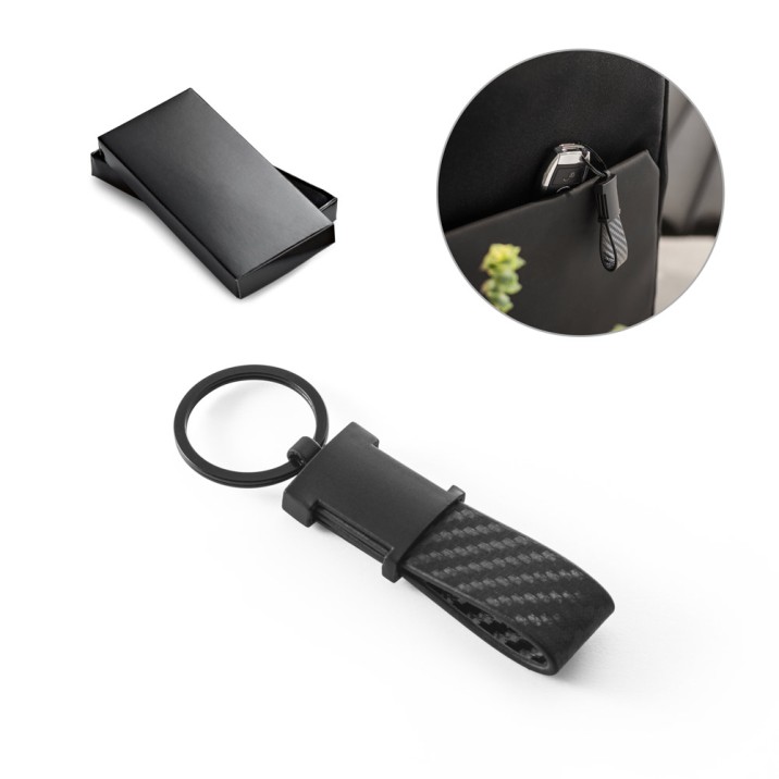  Chaveiro Couro Sintético e Metal Personalizado Frete Grátis - Mínimo 50