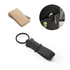  Chaveiro Couro Sintético e Metal Personalizado Frete Grátis - Mínimo 50