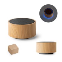 ARBER. Caixa de som portátil em bambu e ABS -...