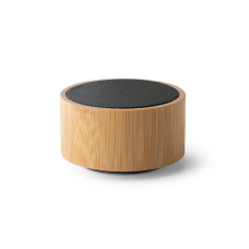 Caixa de Som Portátil em Bambu e ABS Personalizada 