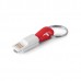 Cabo USB com Conector 2 em 1 Personalizado Frete Grátis - Mínimo 100
