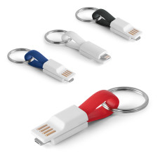 Cabo USB com Conector 2 em 1 Personalizado Frete Grátis - Mínimo 100