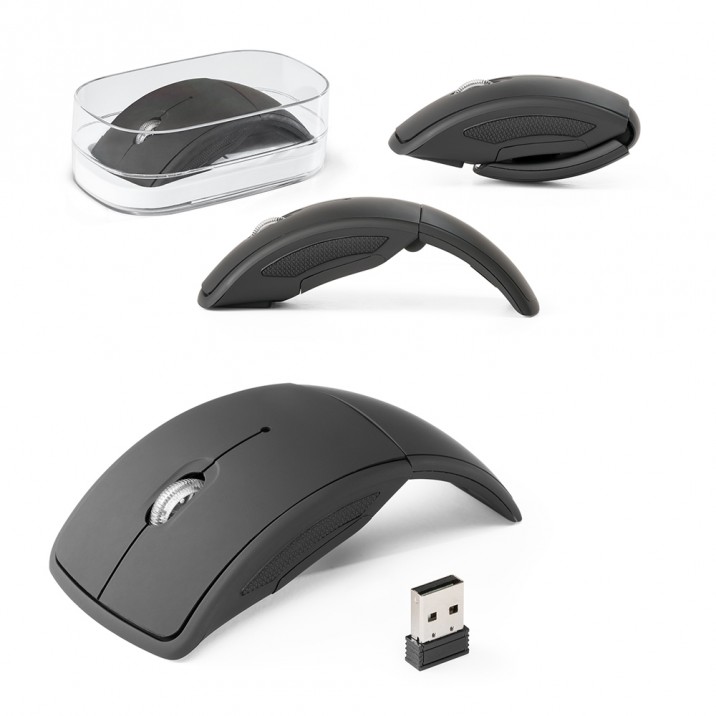 Mouse Wireless Dobrável Personalizado Frete Grátis - Mínimo 10