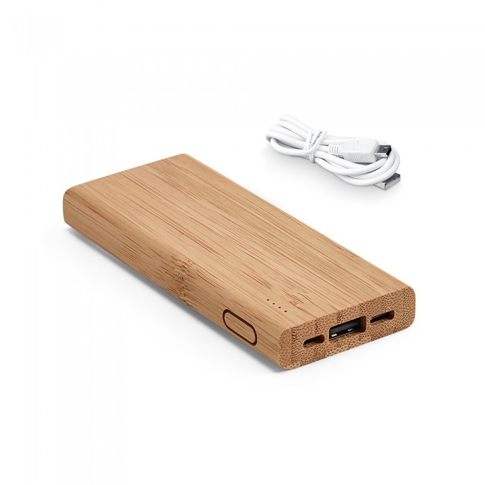  Bateria Portátil Bambu 5.000 mAh Personalizada Frete Grátis - Mínimo 5