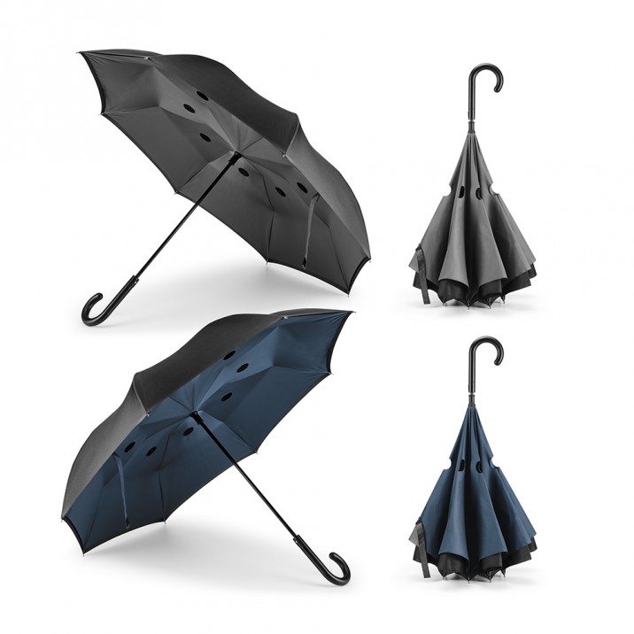 Guarda-chuva Reversível Capa Dupla Personalizado Frete Grátis - Mínimo 10